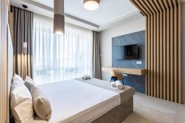 Фото номера Апартаменты с 1 спальней - Бесплатный доступ к пляжу Отель Selena Beach Hotel г. Созополь 7